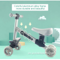 marco de aleación de aluminio de la bicicleta del equilibrio del bebé de los niños